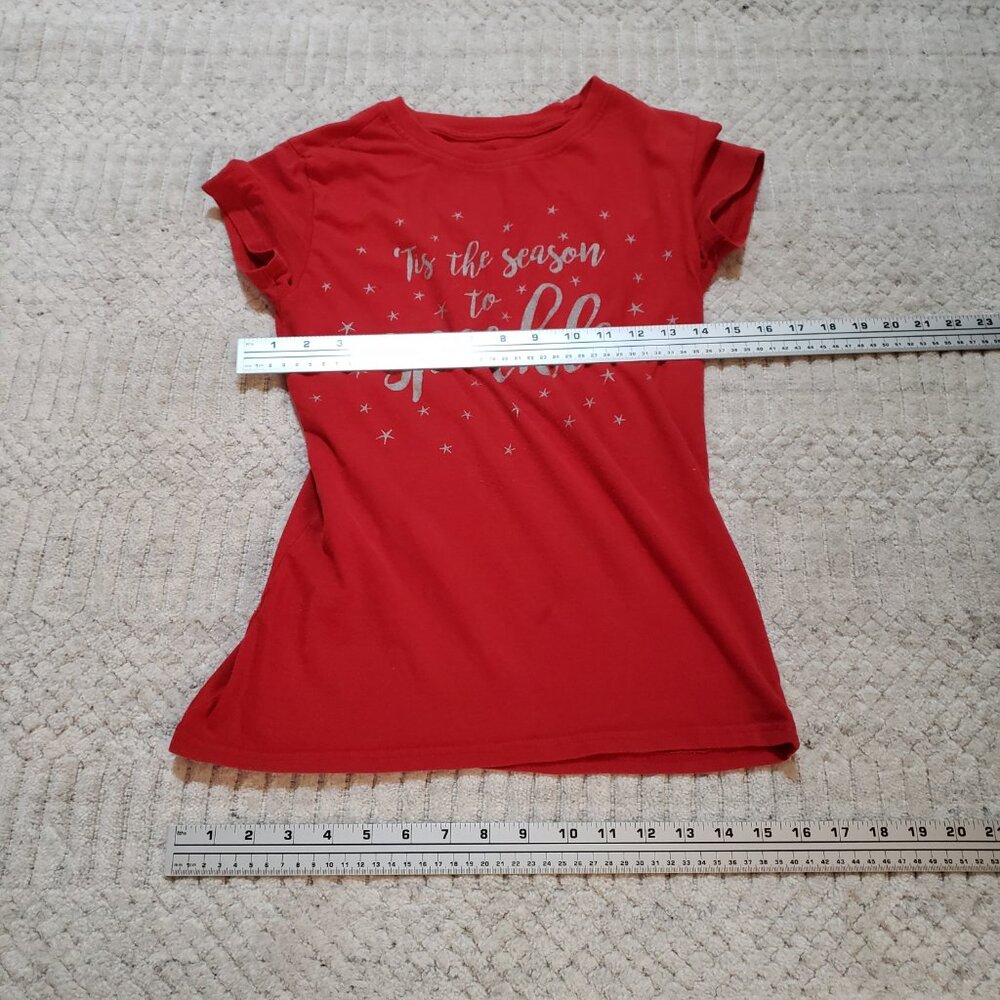 Chemistry “’Tis the Season to Sparkle” Holiday Top Size L - Picture 6 of 8